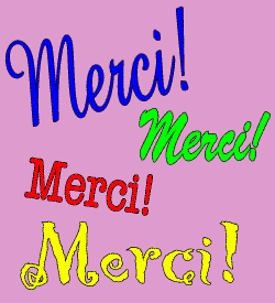 Gif animé plein de mercis